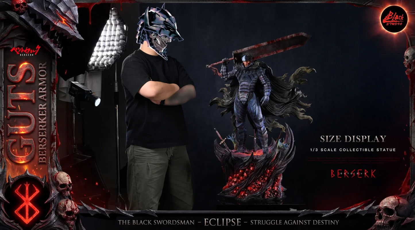 Preventa Resina Guts Figura Berserk Black Estudio