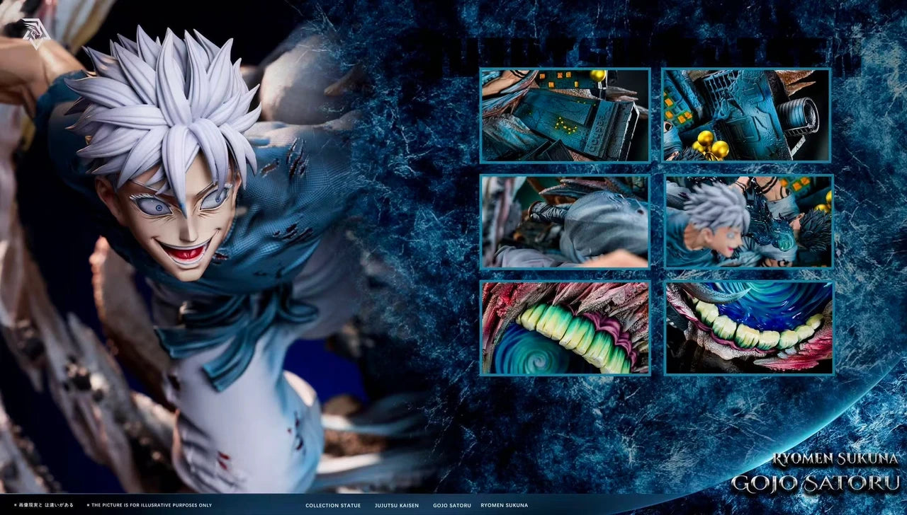 Preventa Resina Gojo Satoru vs Ryomen Sukuna Figura Jujutsu Kaisen SSC Estudio
