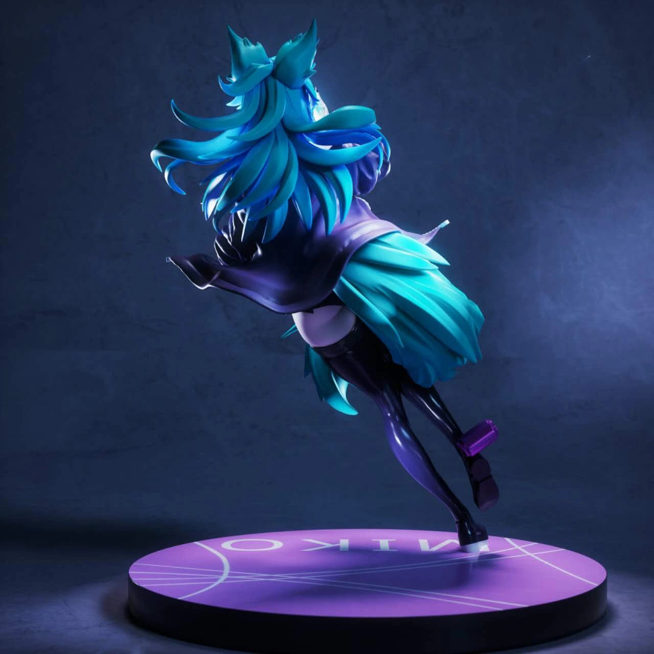 Preventa Resina Akuma Miko VTuber Figura Original Series Hamura  Estudio