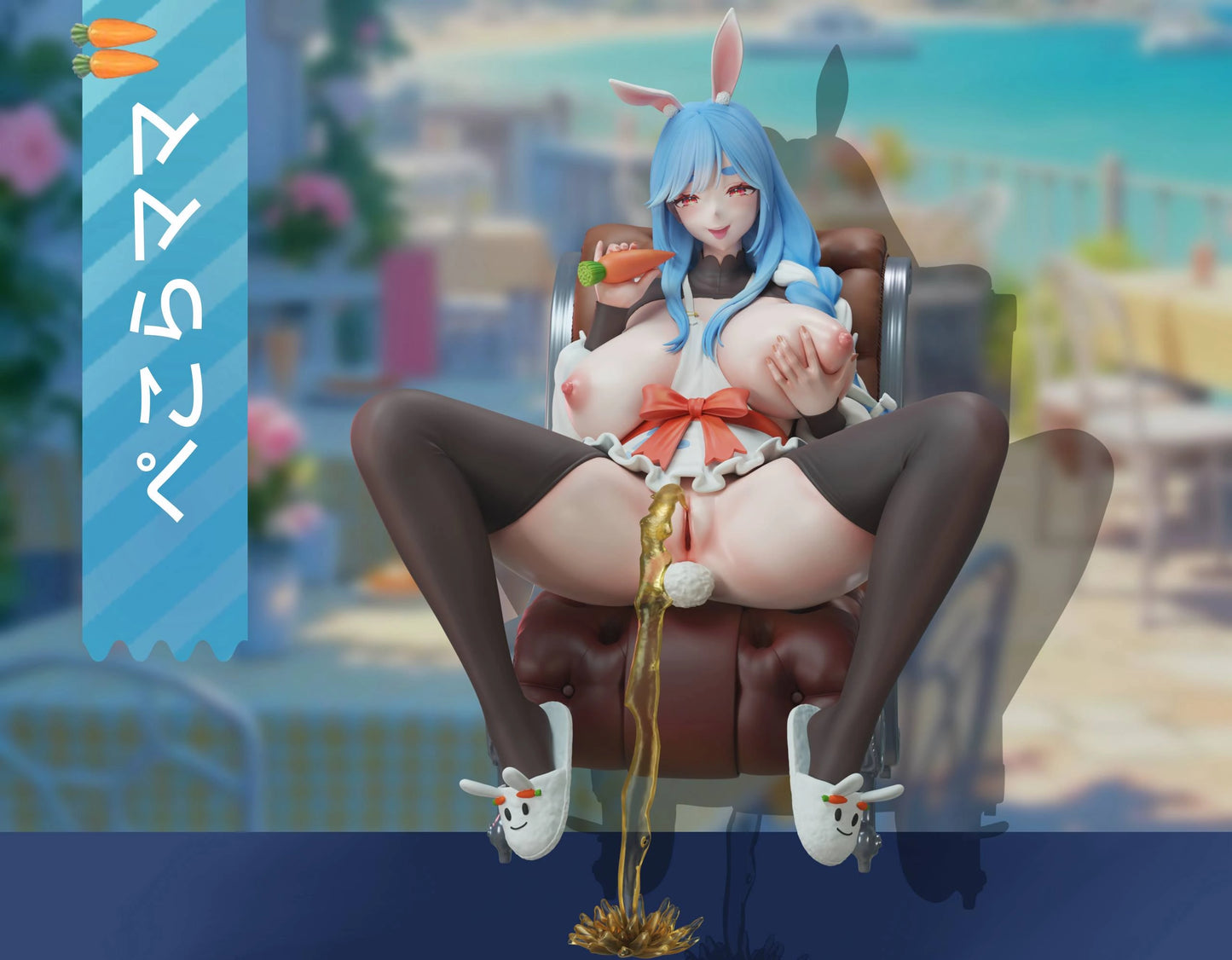 Preventa Resina Usada Pekora Figura Vtuber Spider Estudio