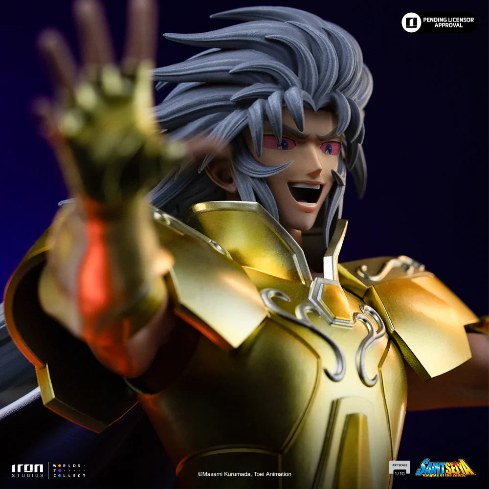 Preventa Resina Geminis de Saga Figura Caballeros del Zodiako Iron (Licencia) Estudio
