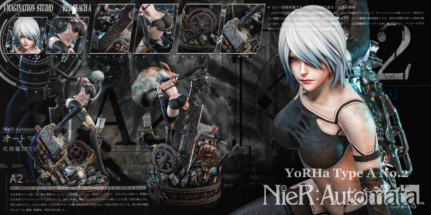Preventa Resina A2 Figura Nier: Automata Imagination & Red Peach Estudio