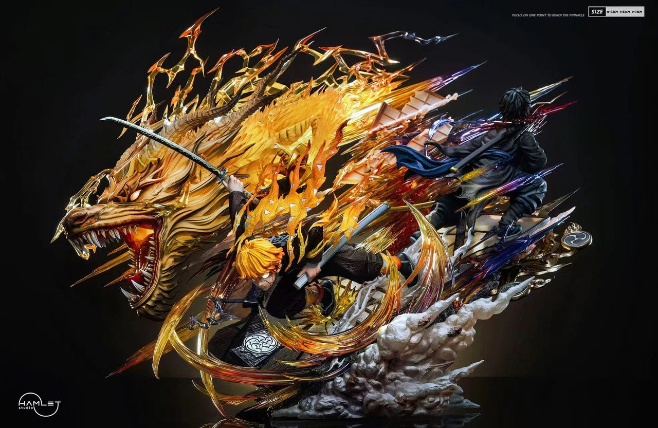 Preventa Resina Zenitsu Agatsuma Figura Demon Slayer Hamlet Estudio