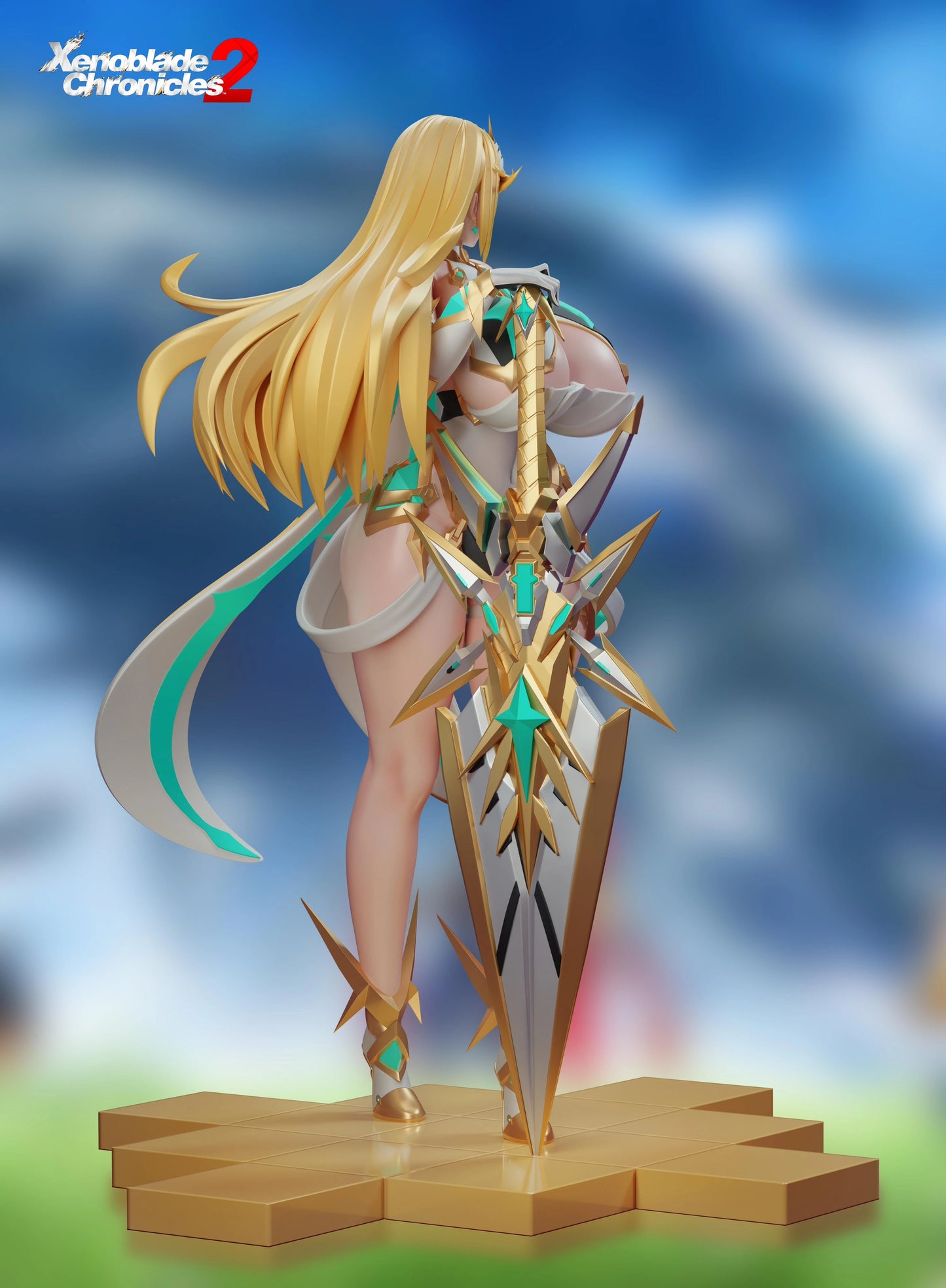 Preventa Resina Mythra & Pyra Figura Xenoblade Chronicles  BGA Estudio