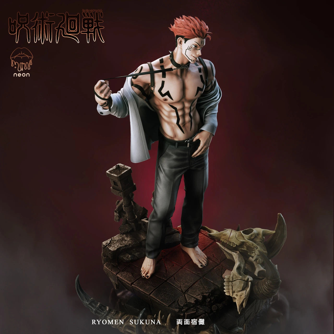 Preventa Resina Ryomen Sukuna Figura Jujutsu Kaisen 1/6 NEON Estudio