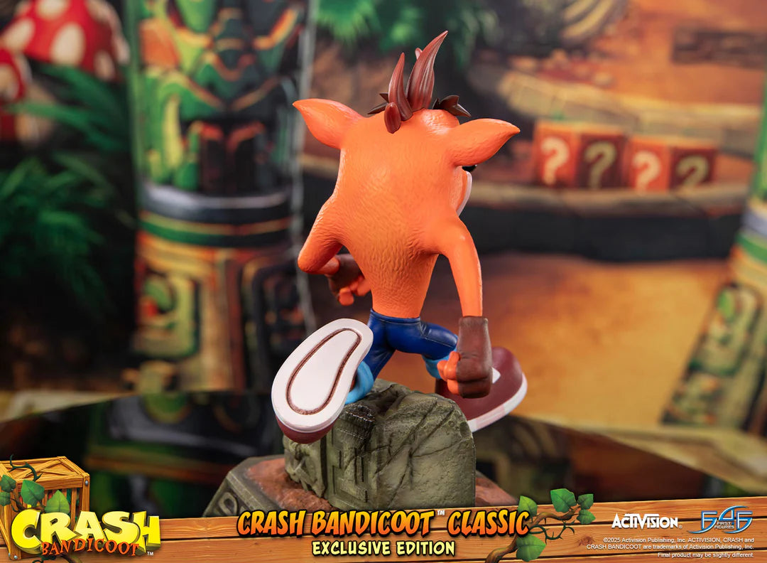 Preventa Resina Crash Figura Crash Bandicoot First 4 Figures (Licencia) Estudio