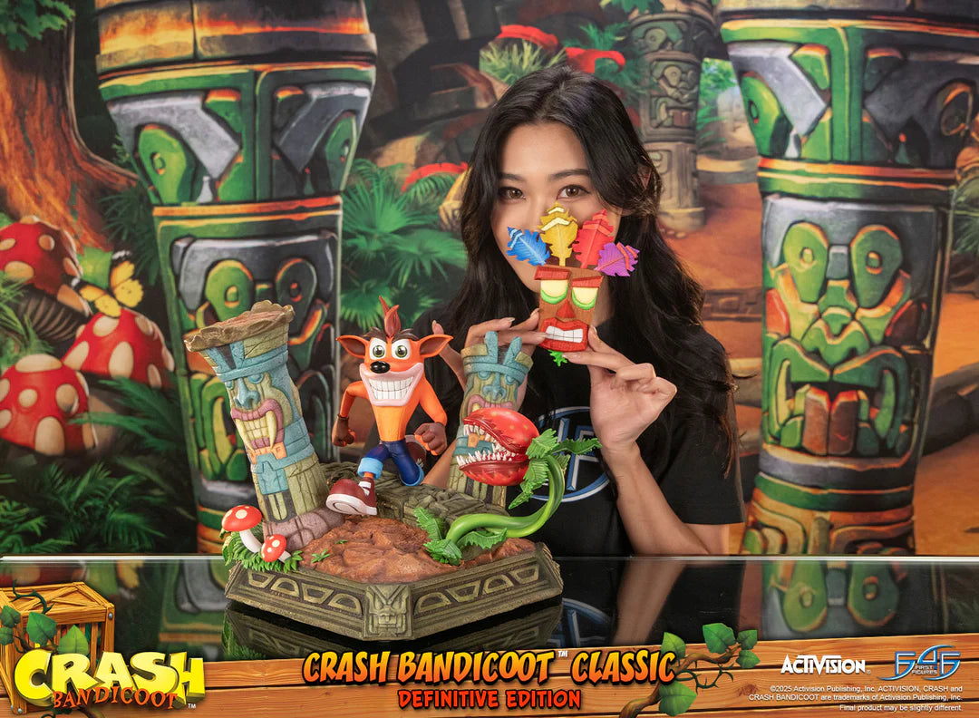 Preventa Resina Crash Figura Crash Bandicoot First 4 Figures (Licencia) Estudio