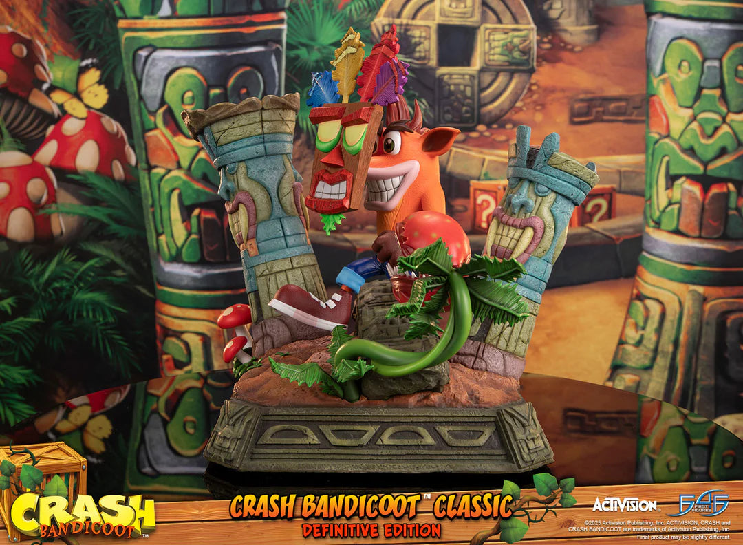 Preventa Resina Crash Figura Crash Bandicoot First 4 Figures (Licencia) Estudio