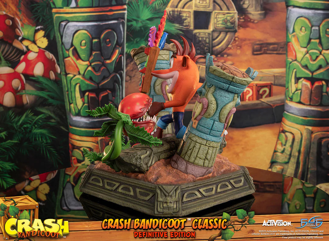 Preventa Resina Crash Figura Crash Bandicoot First 4 Figures (Licencia) Estudio