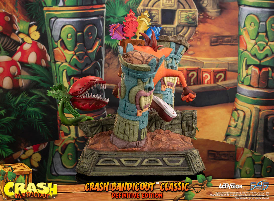Preventa Resina Crash Figura Crash Bandicoot First 4 Figures (Licencia) Estudio