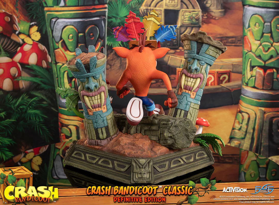 Preventa Resina Crash Figura Crash Bandicoot First 4 Figures (Licencia) Estudio