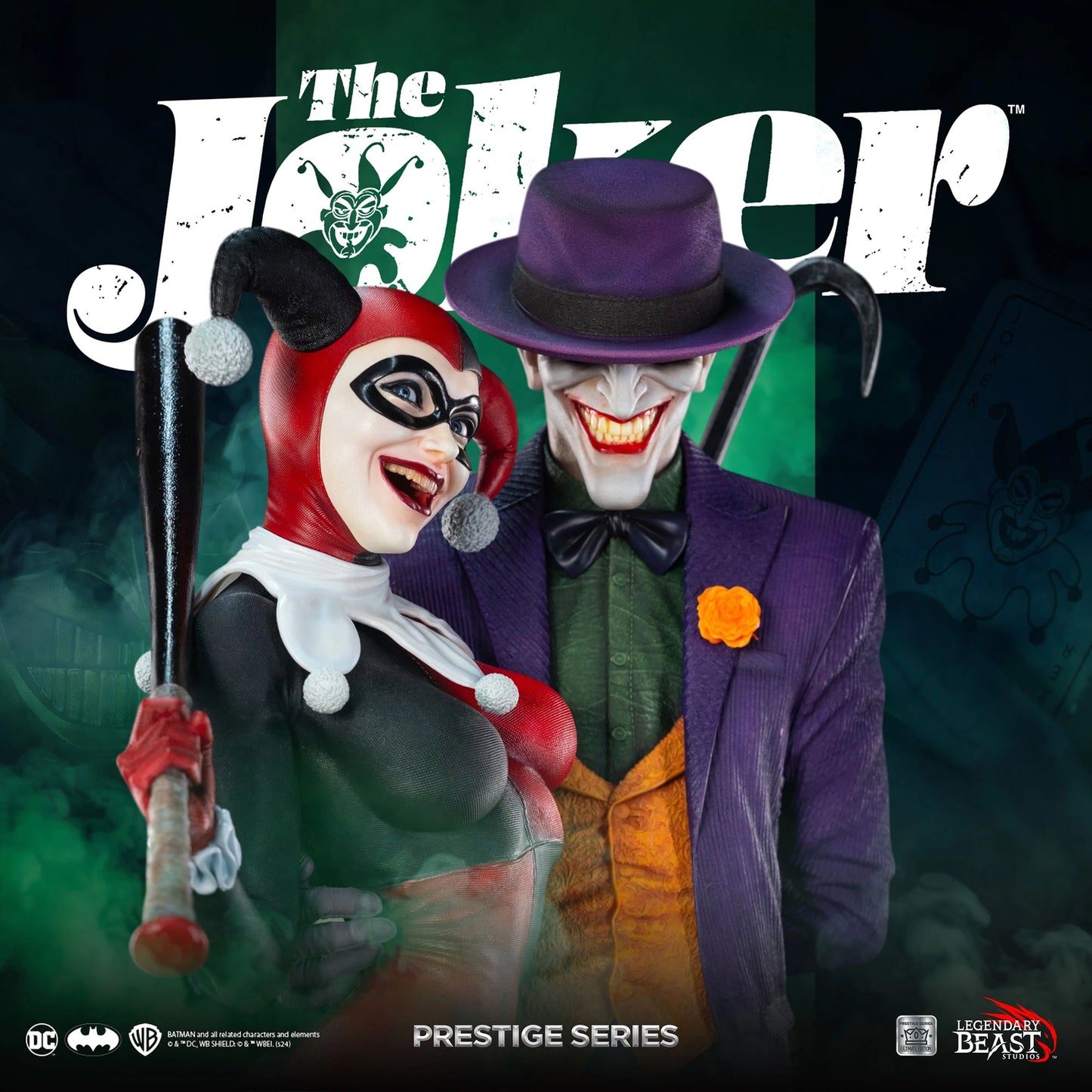 Preventa Resina Joker Figura DC Comics Legendary Beast (Licencia) Estudio