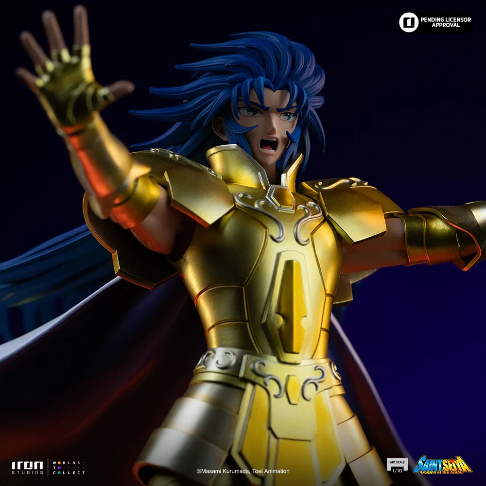 Preventa Resina Geminis de Saga Figura Caballeros del Zodiako Iron (Licencia) Estudio
