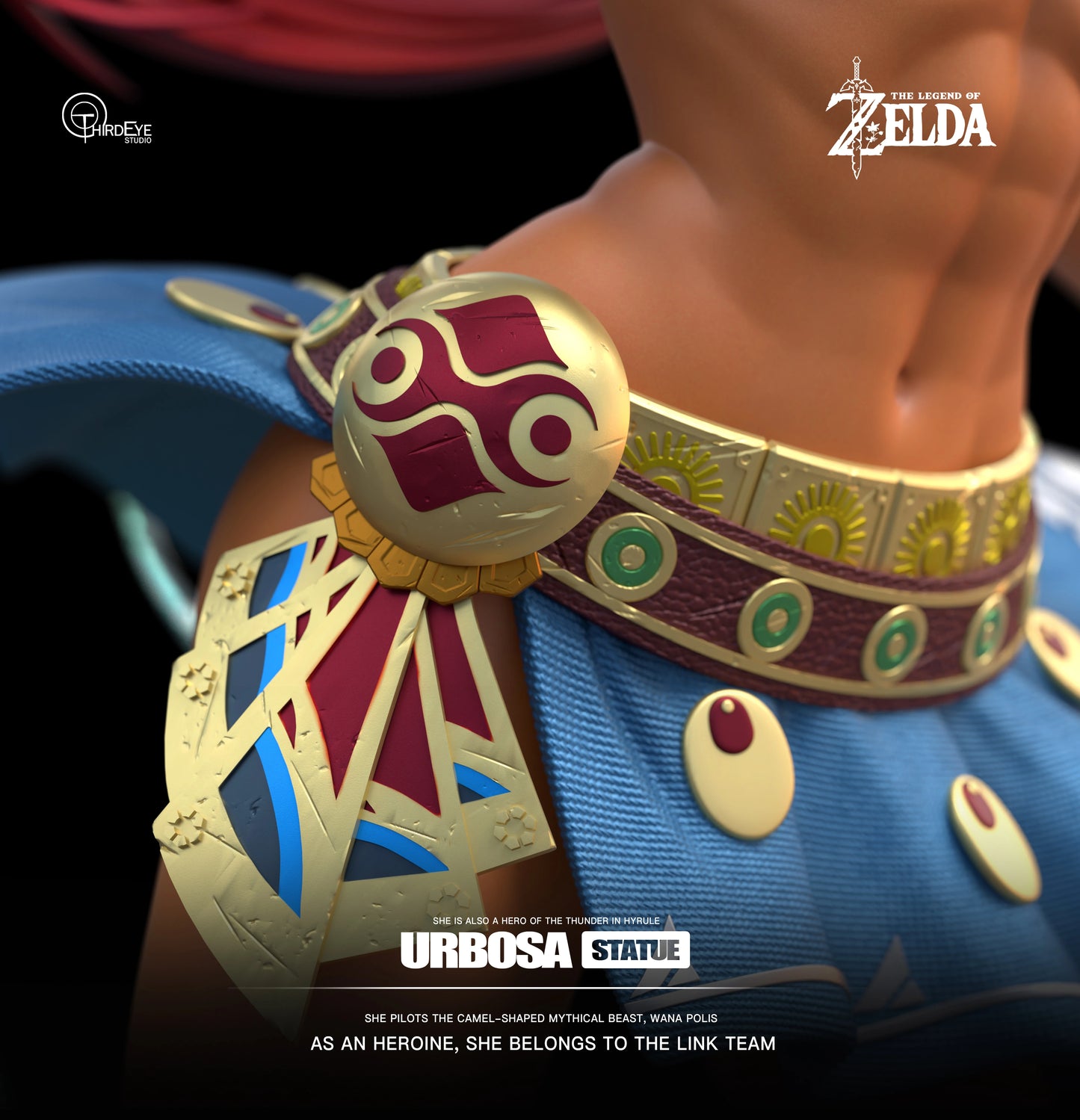 Preventa Resina Urbosa Figura The Legend of Zelda Third Eye Estudio