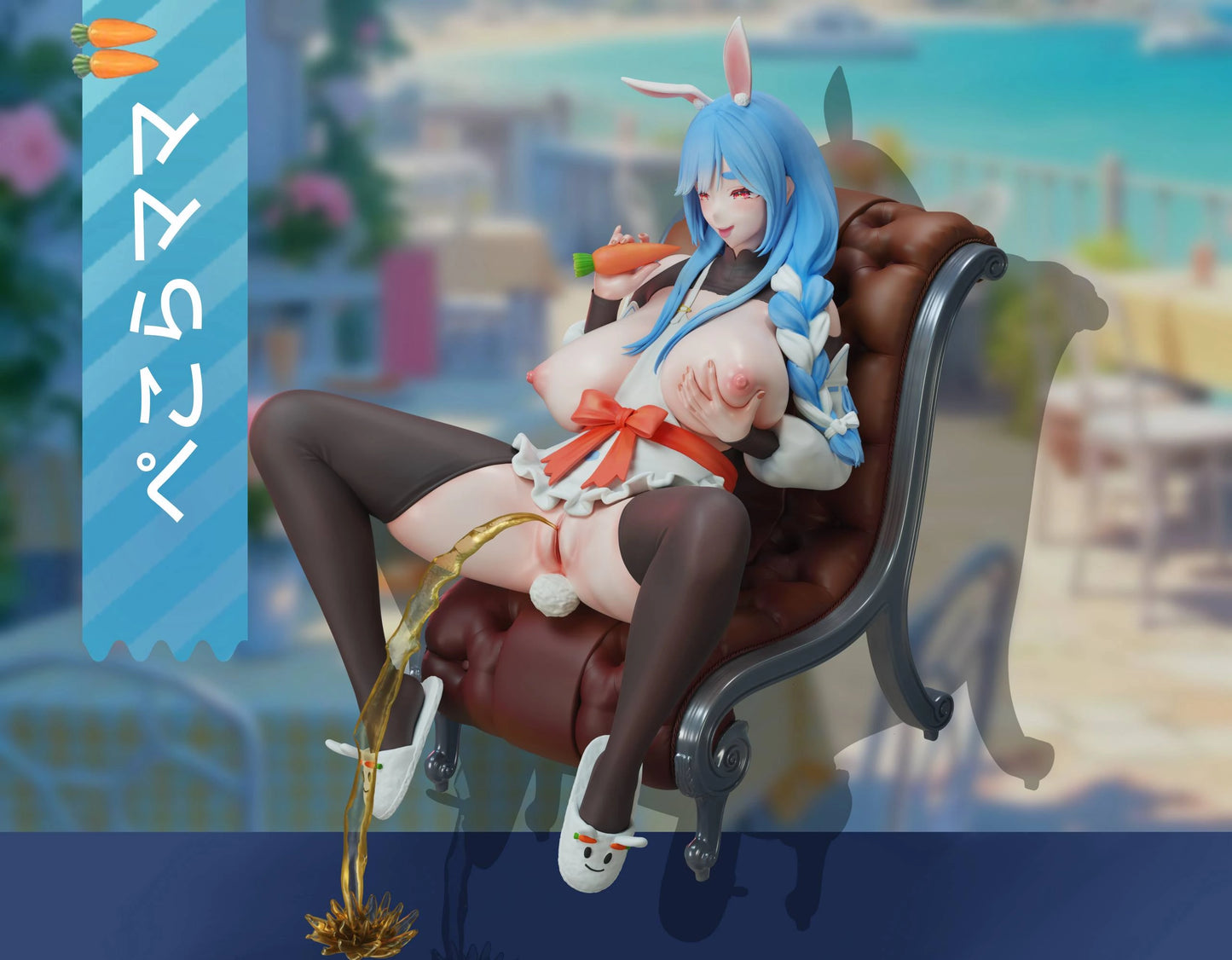 Preventa Resina Usada Pekora Figura Vtuber Spider Estudio