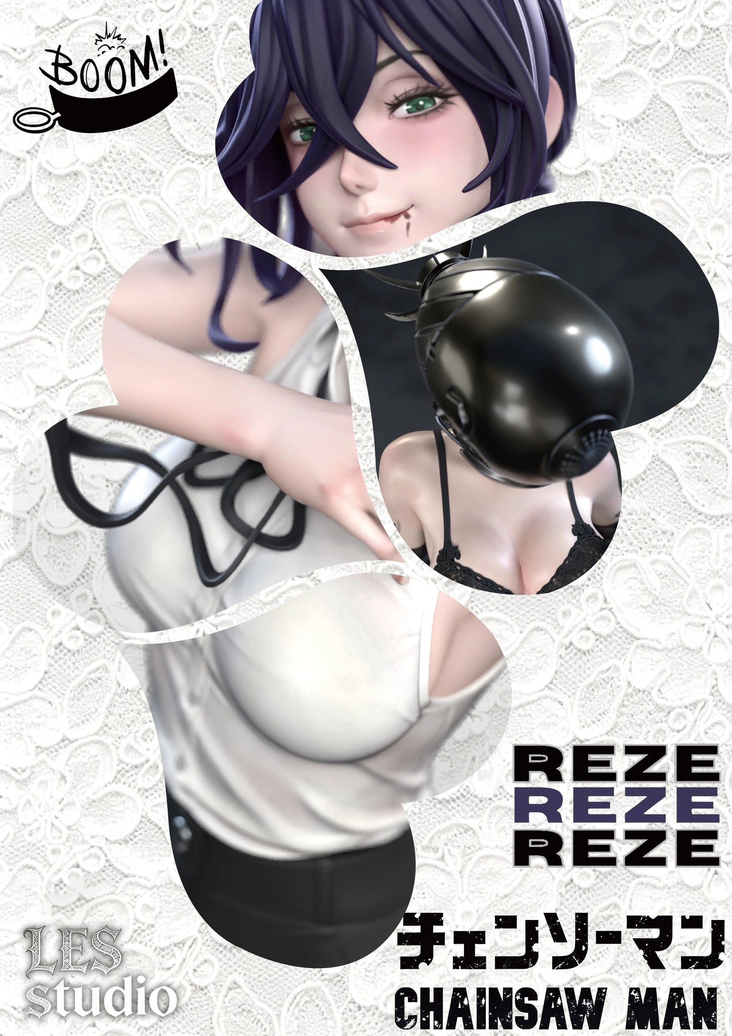 Preventa Resina Reze Figura Chainsaw Man LES Estudio