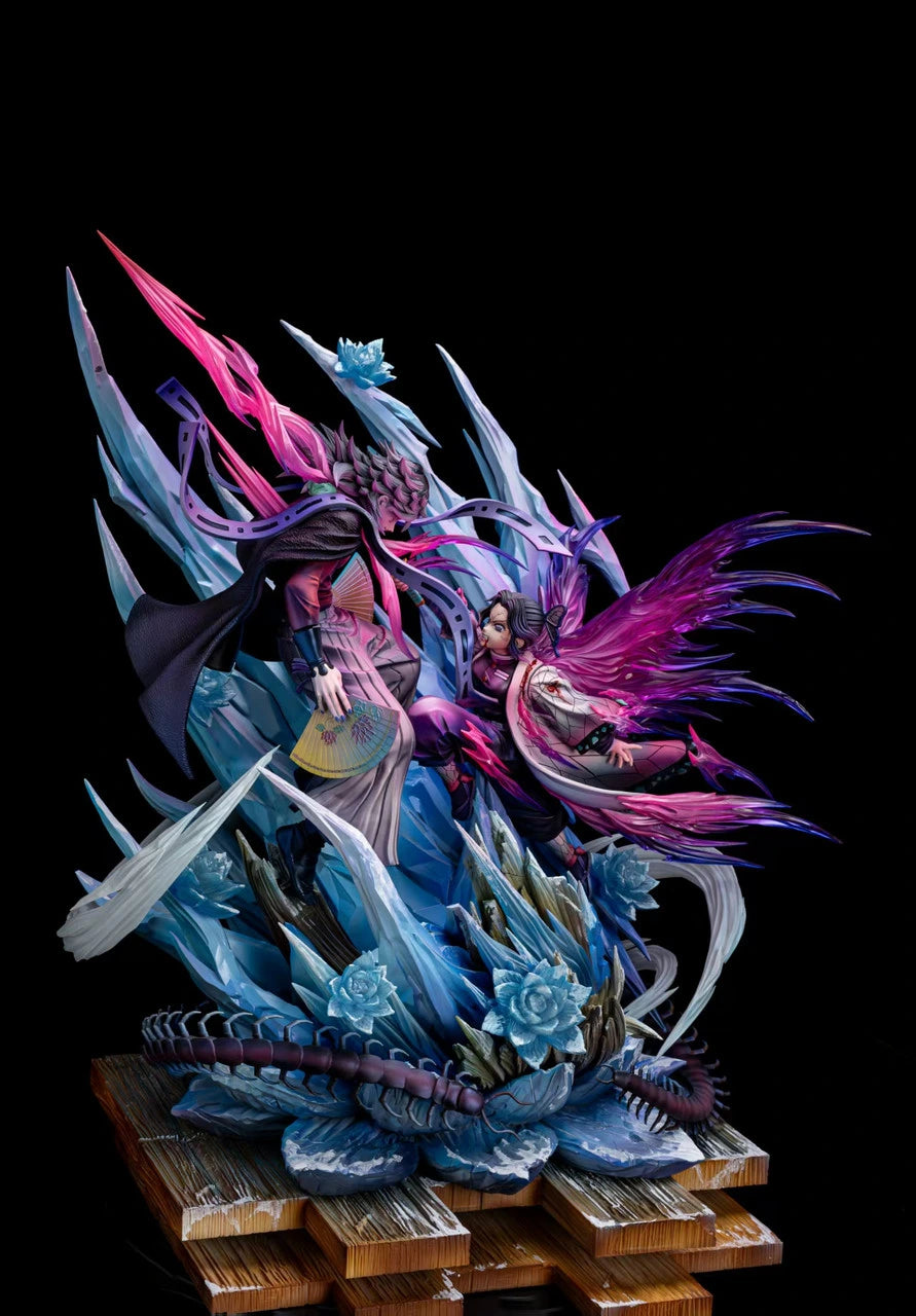 Preventa Resina Shinobu Kcho vs Douma Figura Demon Slayer Lei Hao Ke Yu Estudio