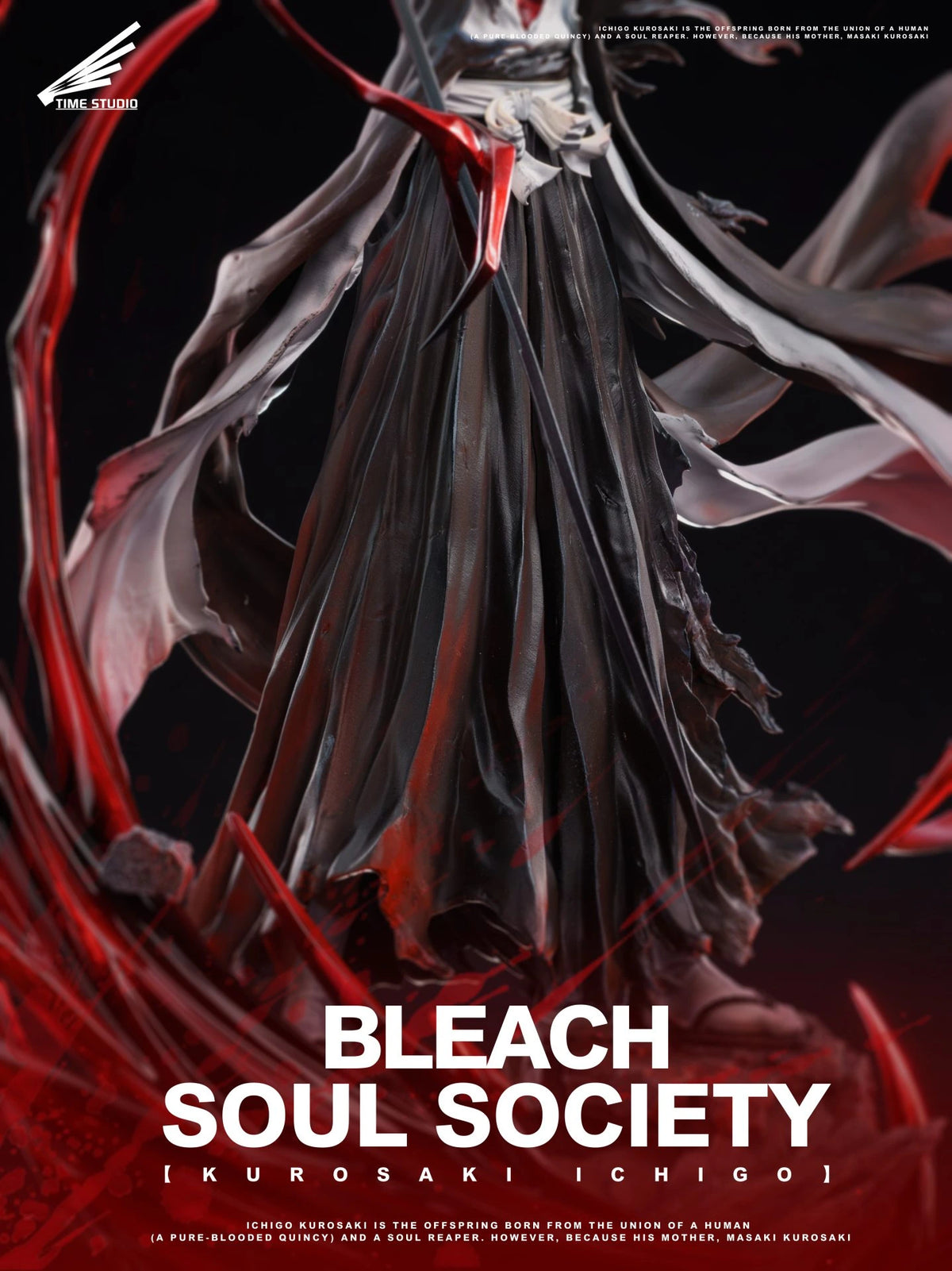 Preventa Resina Ichigo "Bankai" Figura Bleach Time  Estudio