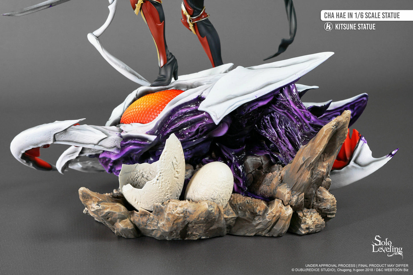 Preventa Resina Cha Hae-In Figura Solo Leveling Kitsune Statue (Licencia) Estudio