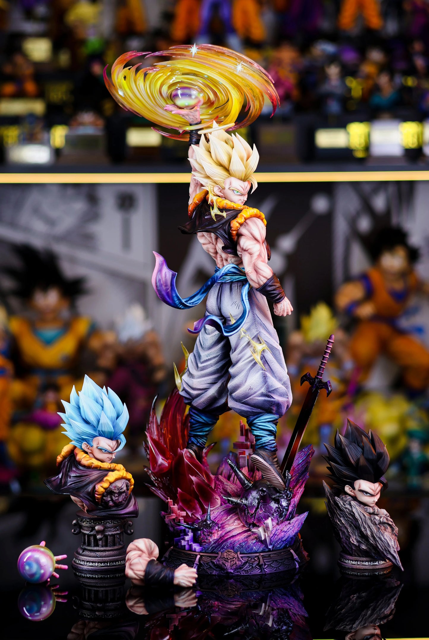 Preventa Resina Gogeta Figura Dragon Ball YunQi Estudio