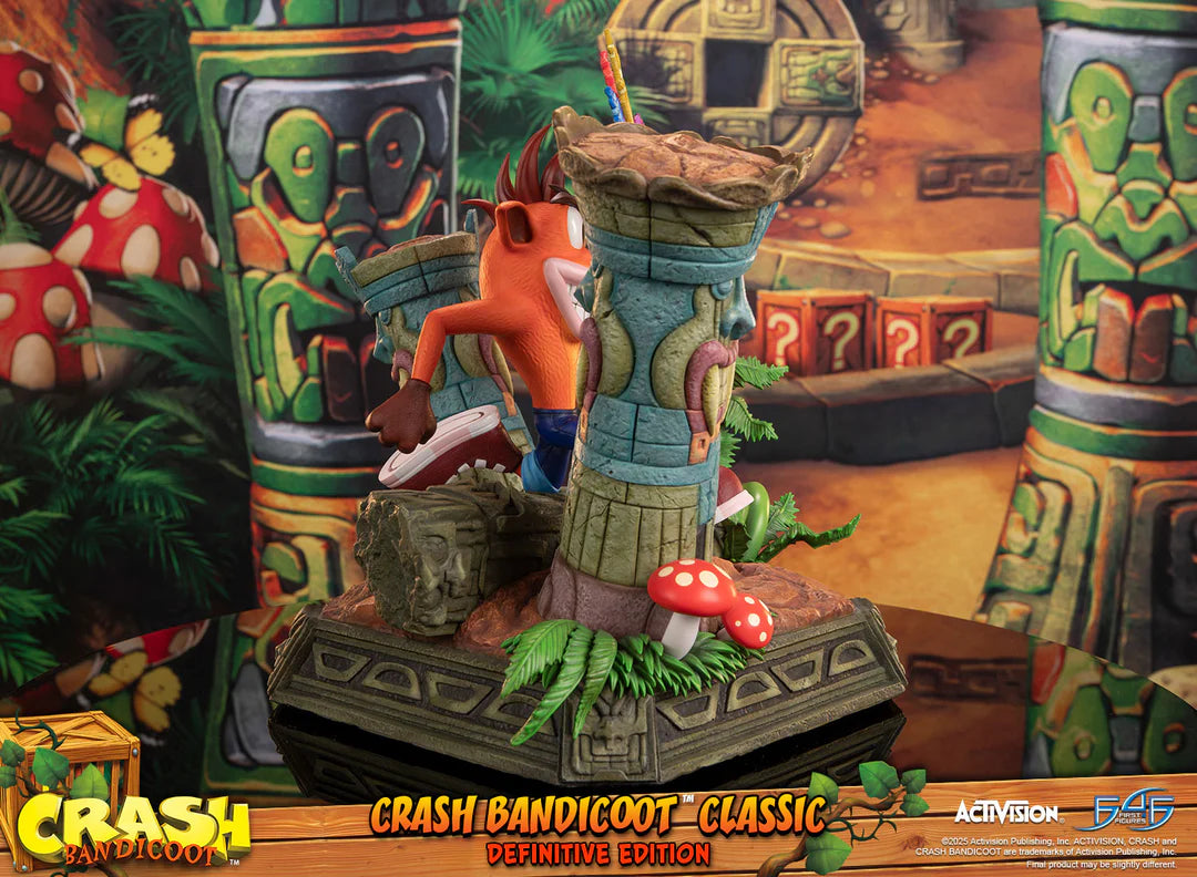 Preventa Resina Crash Figura Crash Bandicoot First 4 Figures (Licencia) Estudio