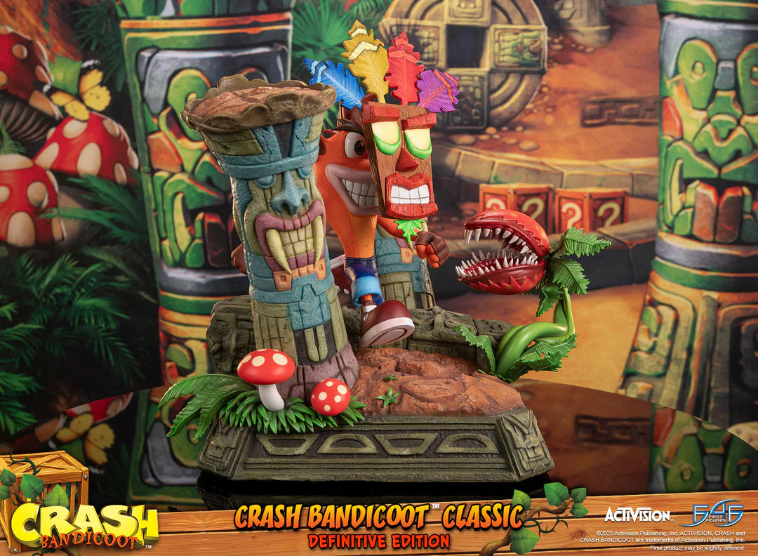 Preventa Resina Crash Figura Crash Bandicoot First 4 Figures (Licencia) Estudio