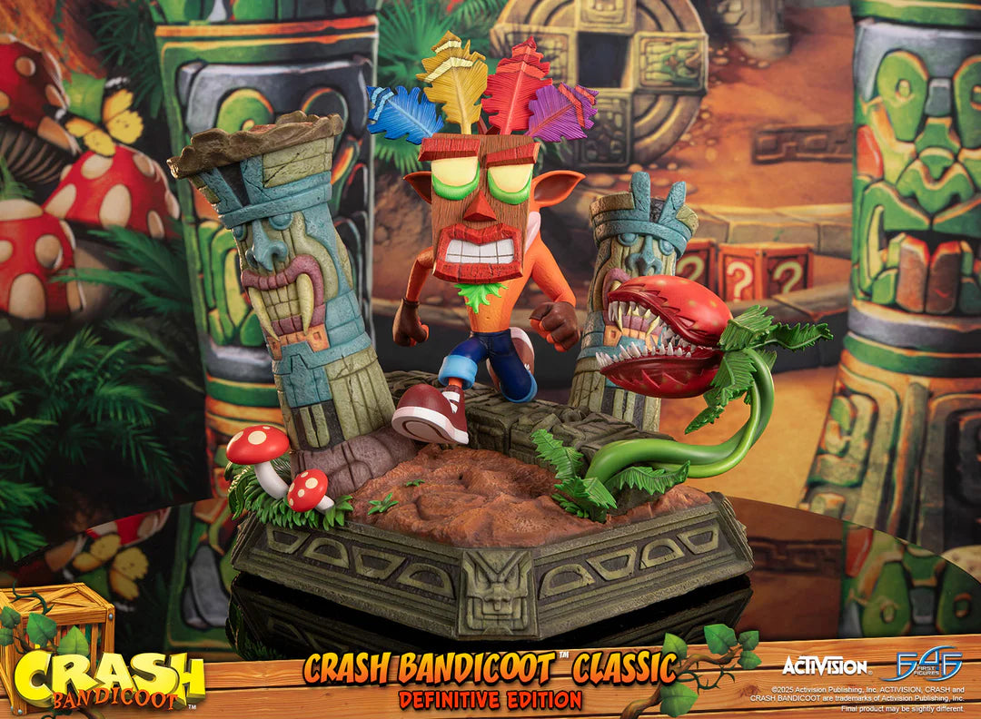 Preventa Resina Crash Figura Crash Bandicoot First 4 Figures (Licencia) Estudio