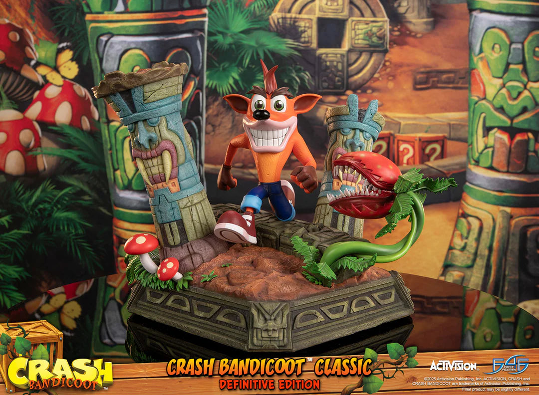Preventa Resina Crash Figura Crash Bandicoot First 4 Figures (Licencia) Estudio