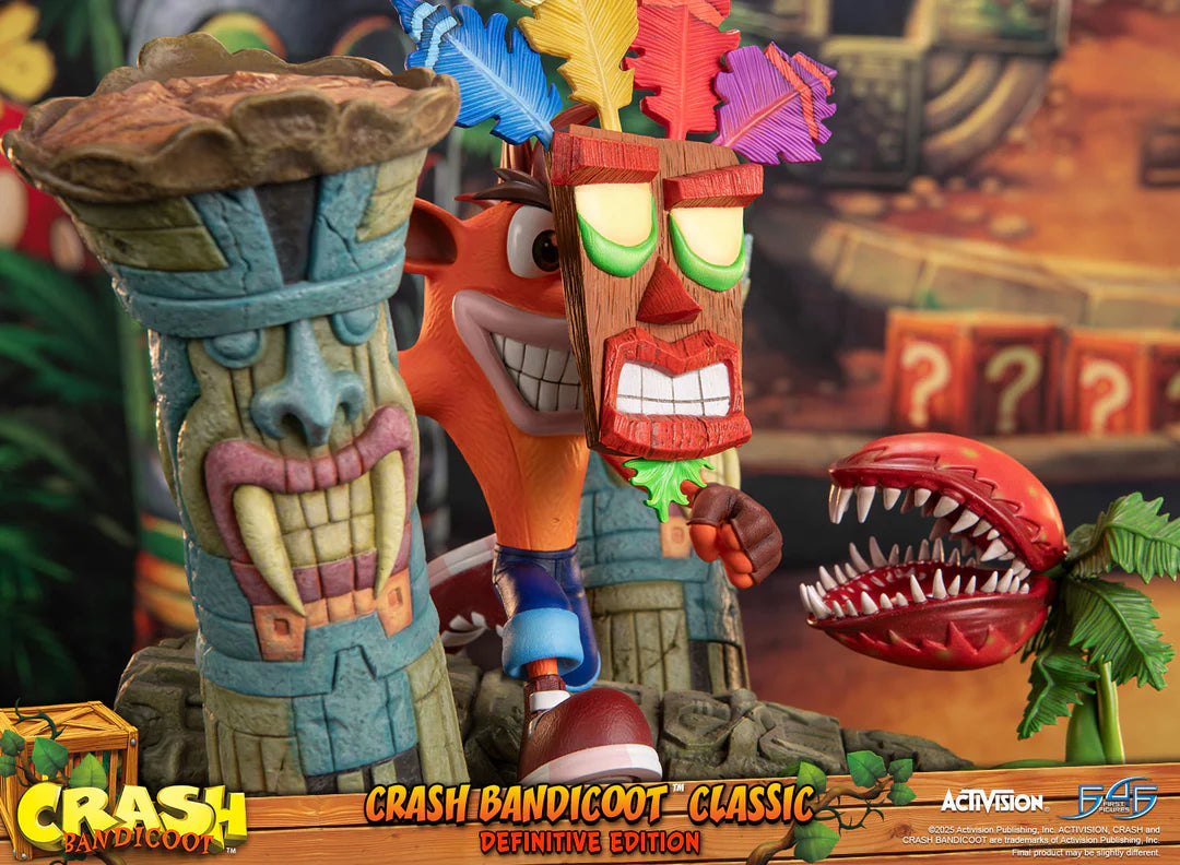 Preventa Resina Crash Figura Crash Bandicoot First 4 Figures (Licencia) Estudio