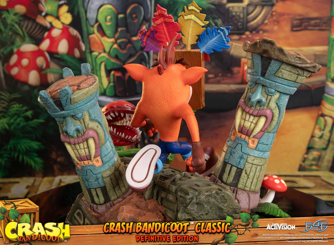 Preventa Resina Crash Figura Crash Bandicoot First 4 Figures (Licencia) Estudio