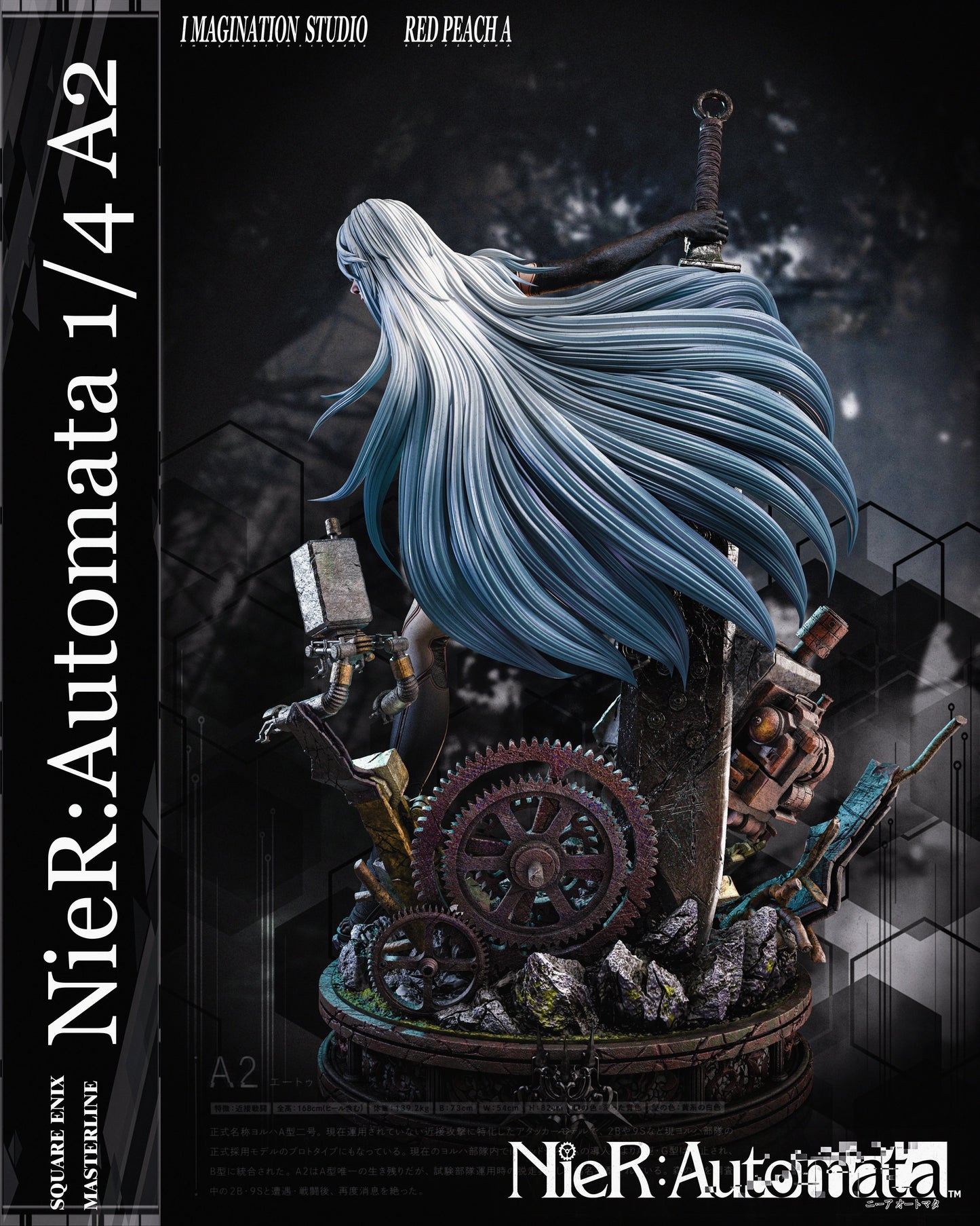Preventa Resina A2 Figura Nier: Automata Imagination & Red Peach Estudio