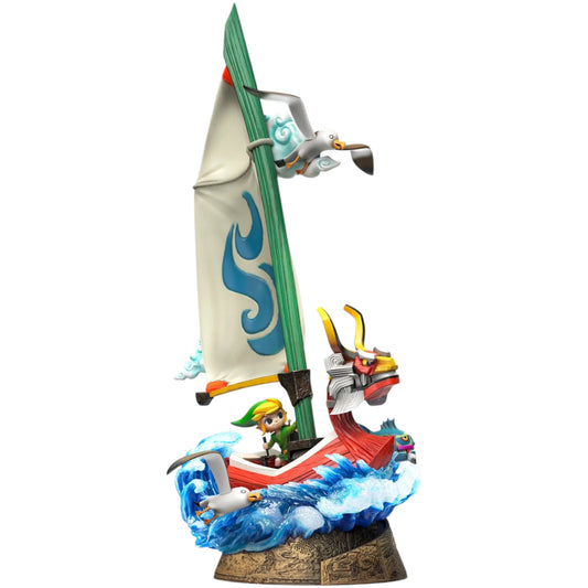 Preventa Resina King of Red Lions & Link Figura The Legend of Zelda Fibonacci Estudio