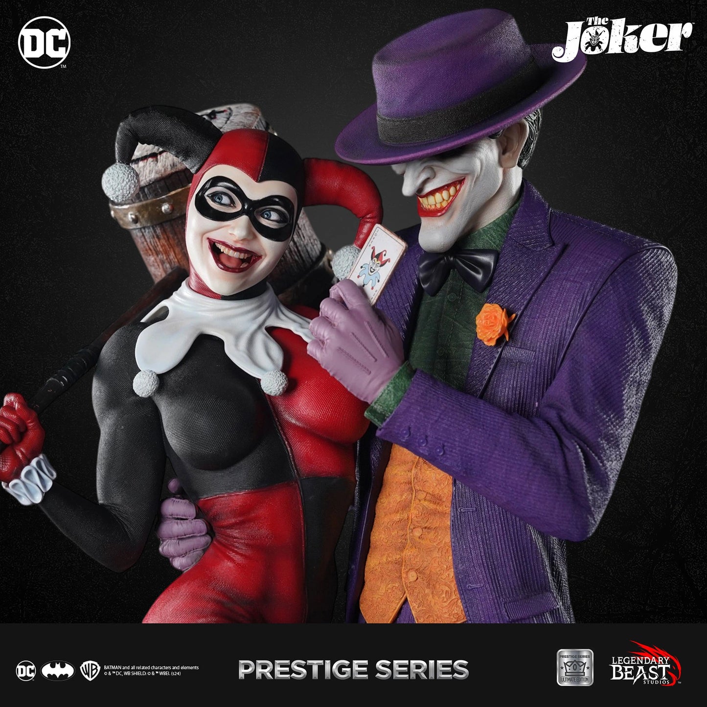 Preventa Resina Joker Figura DC Comics Legendary Beast (Licencia) Estudio
