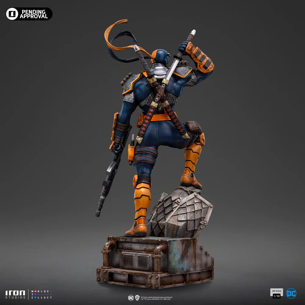 Preventa Resina Death Stroke Figura DC Iron (Licencia) Estudio