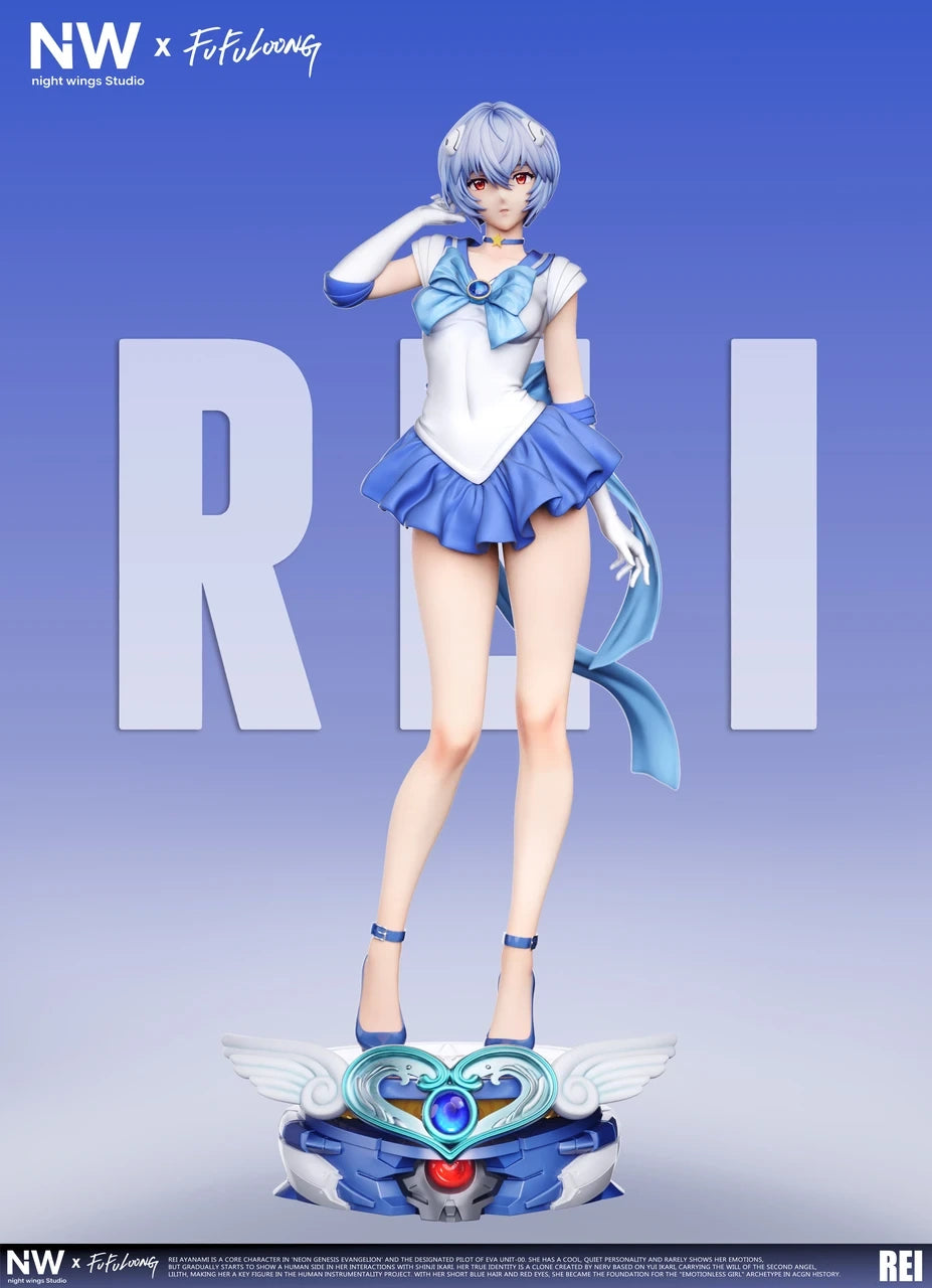 Preventa Resina Rei Ayanami Figura Evangelion 1/6, 1/4 Night Wing x Hera Estudio
