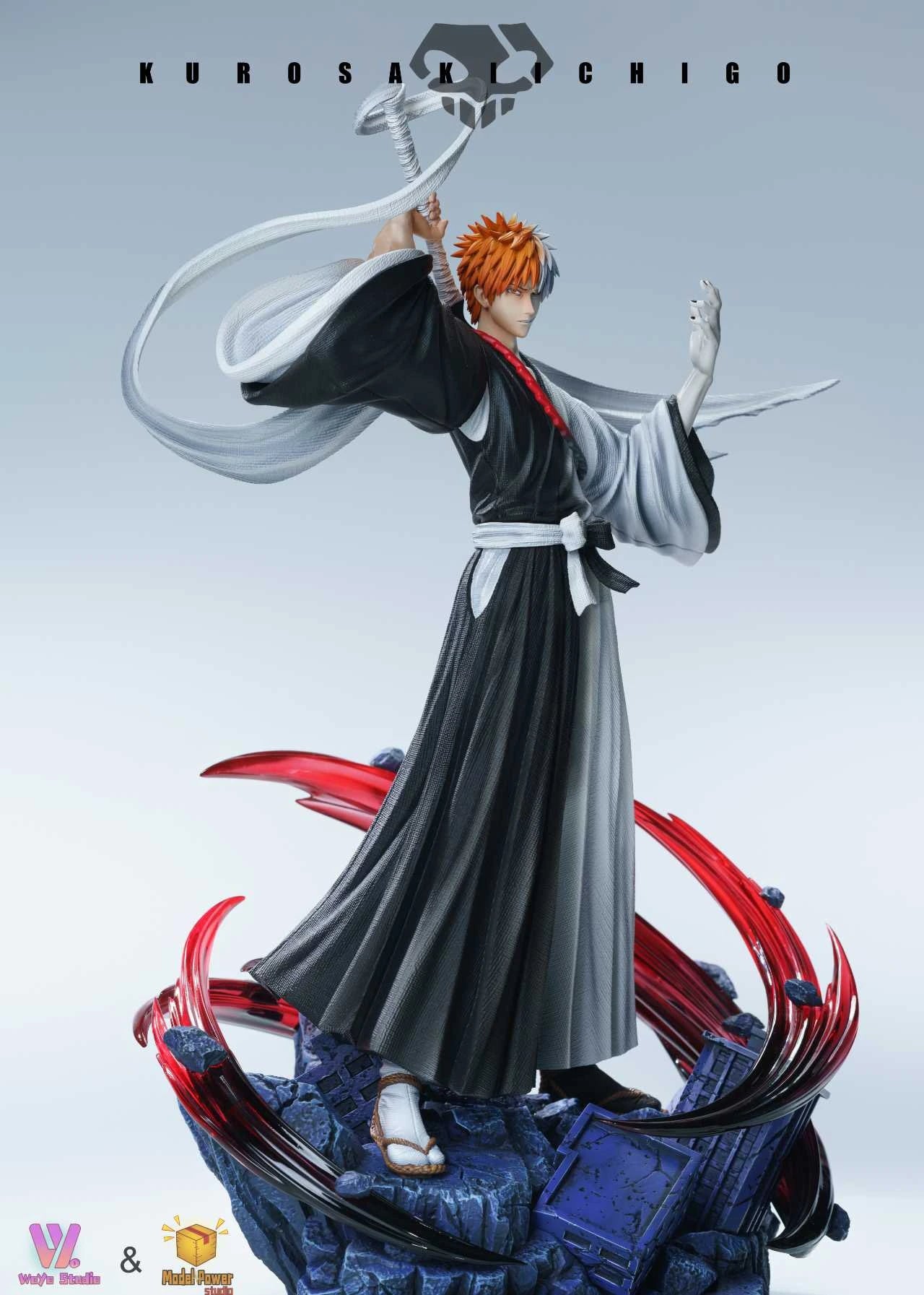 Preventa Resina Kurosaki Ichigo Figura Bleach WoYo & Model Power Estudio