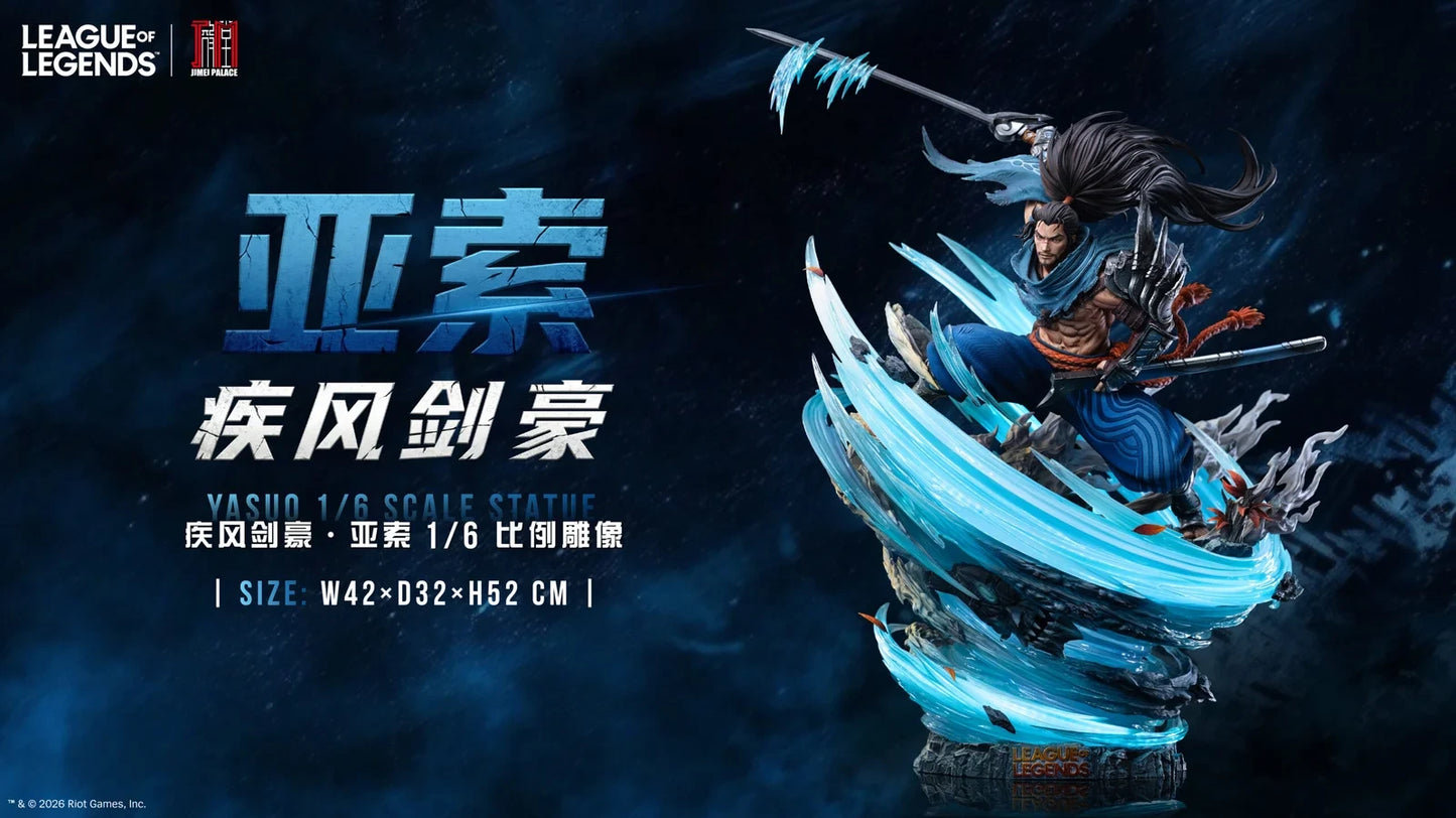 Preventa Resina Yasuo Figura League of Legends Jimei Palace (Licencia) Estudio