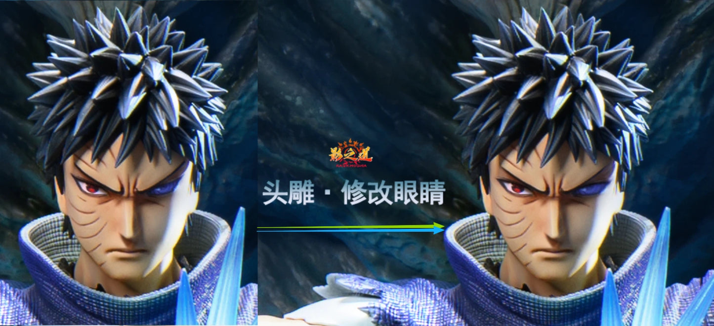 Preventa Resina Uchiha Obito Figura Naruto Kagemusha  Estudio