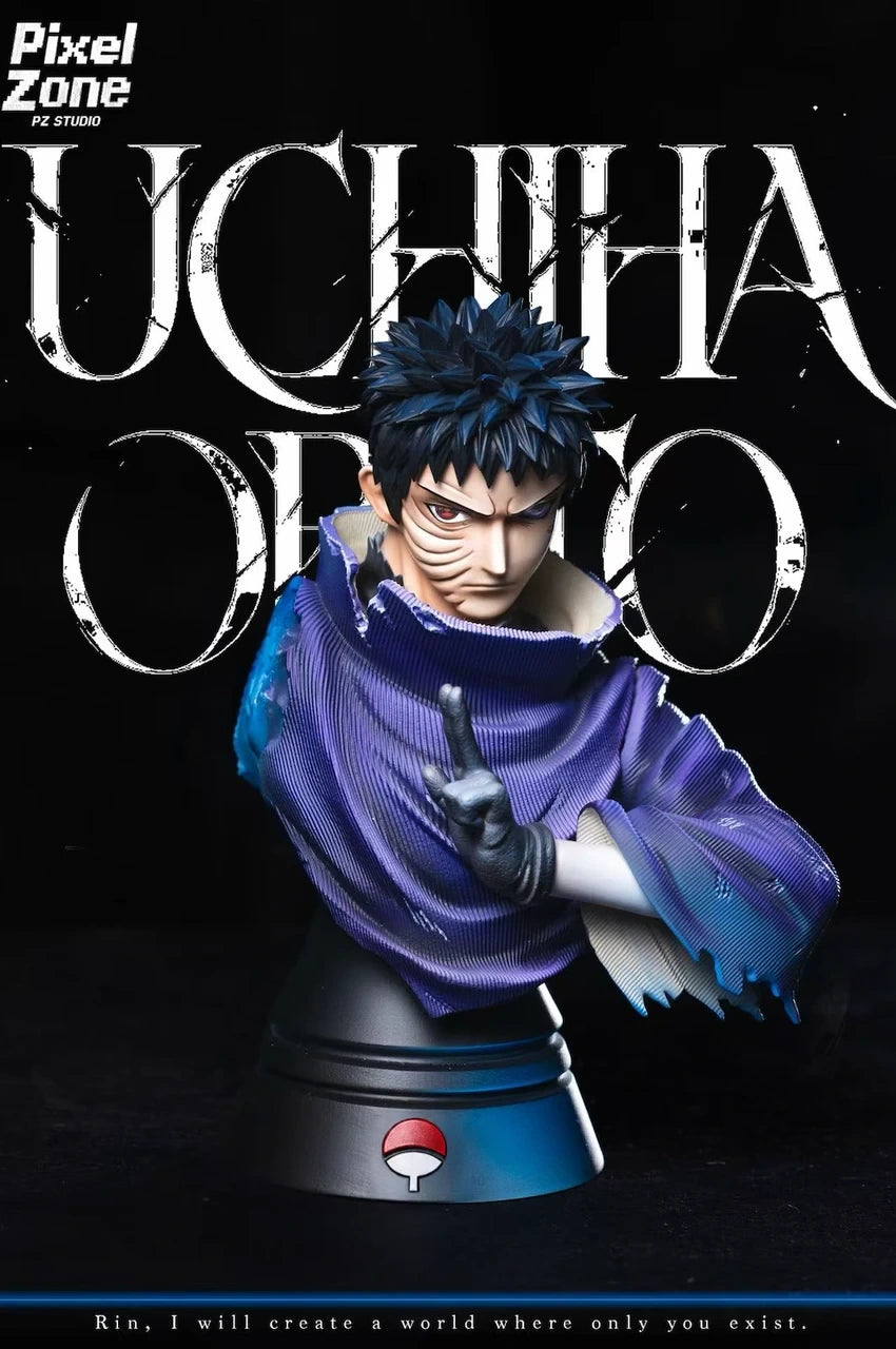 Preventa Resina Obito Uchiha Figura Naruto 1/6 Pizel Zone Estudio