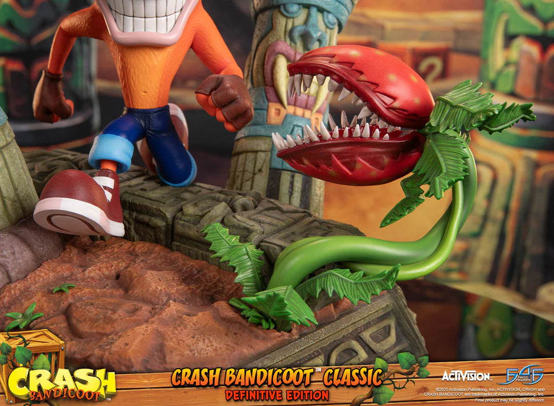 Preventa Resina Crash Figura Crash Bandicoot First 4 Figures (Licencia) Estudio