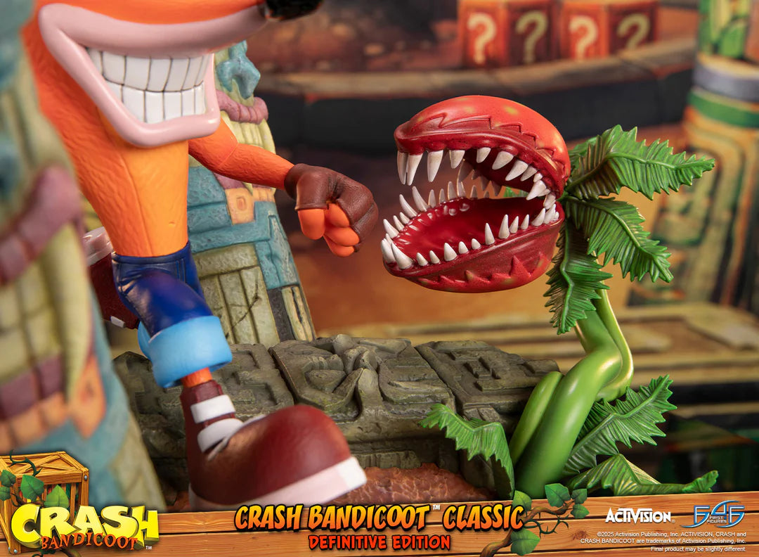Preventa Resina Crash Figura Crash Bandicoot First 4 Figures (Licencia) Estudio