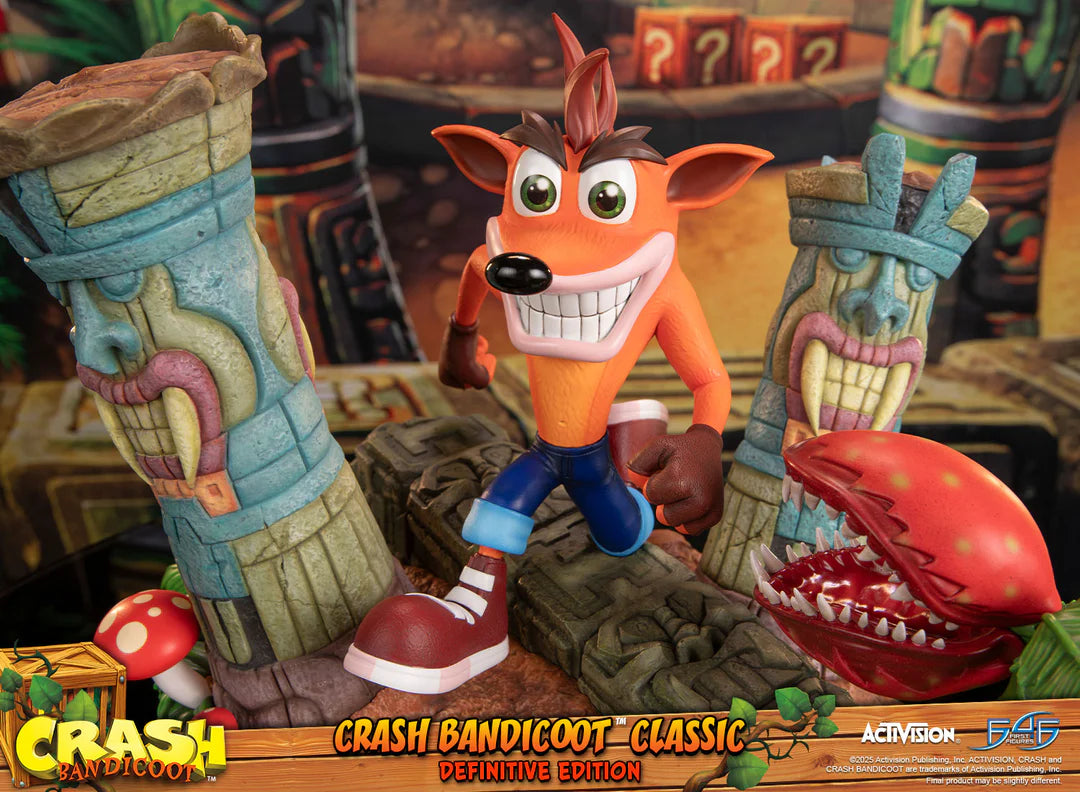Preventa Resina Crash Figura Crash Bandicoot First 4 Figures (Licencia) Estudio