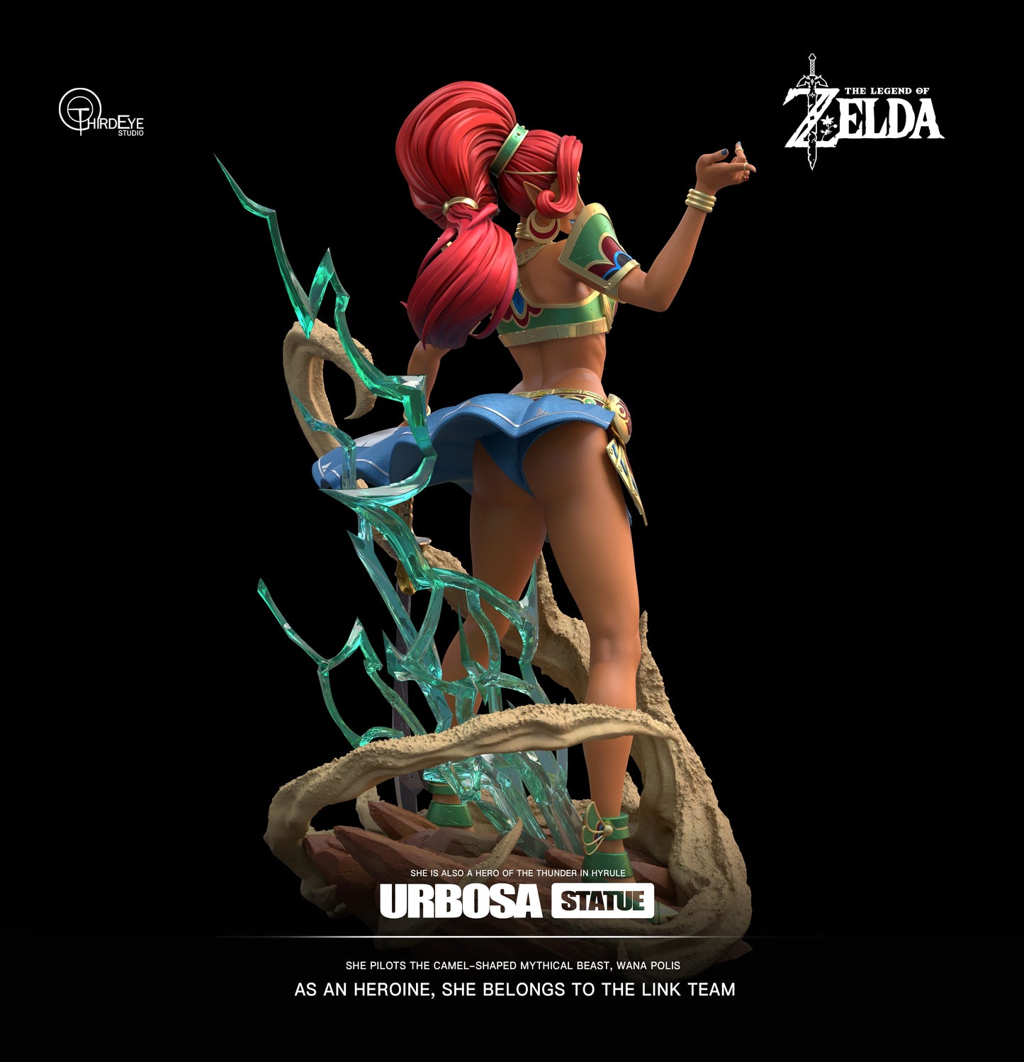 Preventa Resina Urbosa Figura The Legend of Zelda Third Eye Estudio
