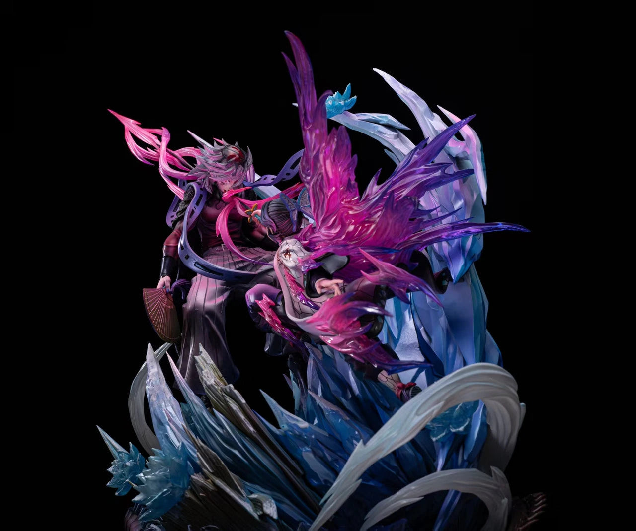 Preventa Resina Shinobu Kcho vs Douma Figura Demon Slayer Lei Hao Ke Yu Estudio