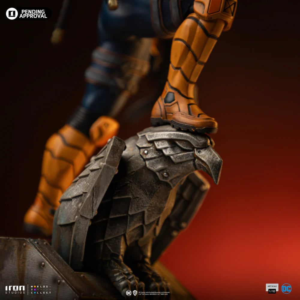Preventa Resina Death Stroke Figura DC Iron (Licencia) Estudio