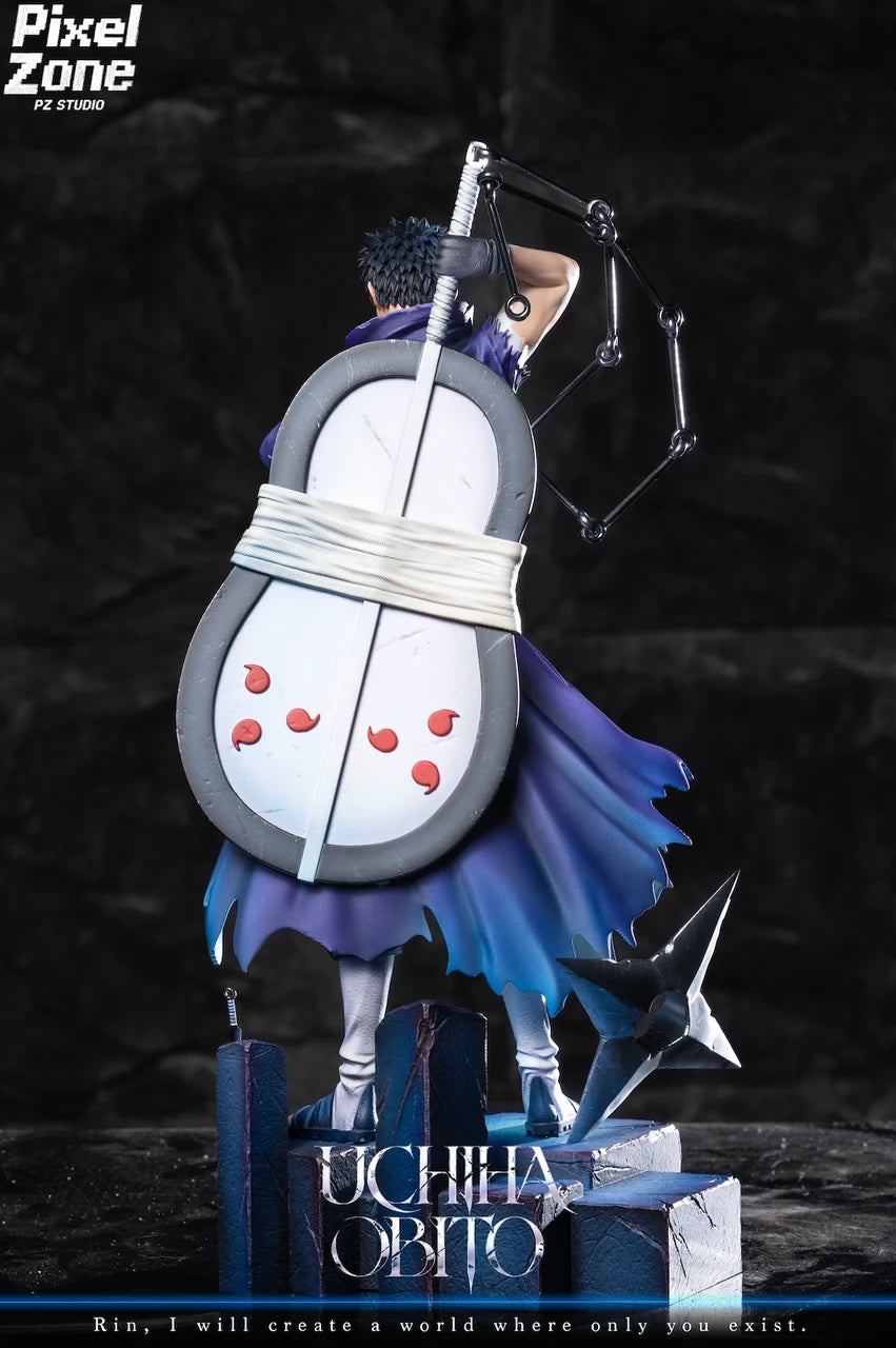 Preventa Resina Obito Uchiha Figura Naruto 1/6 Pizel Zone Estudio