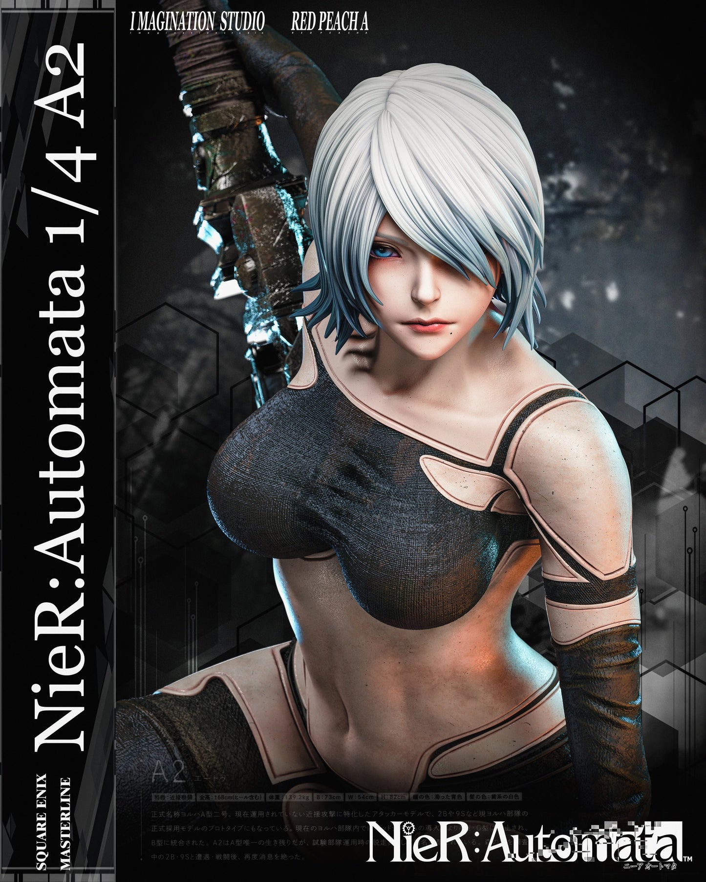 Preventa Resina A2 Figura Nier: Automata Imagination & Red Peach Estudio