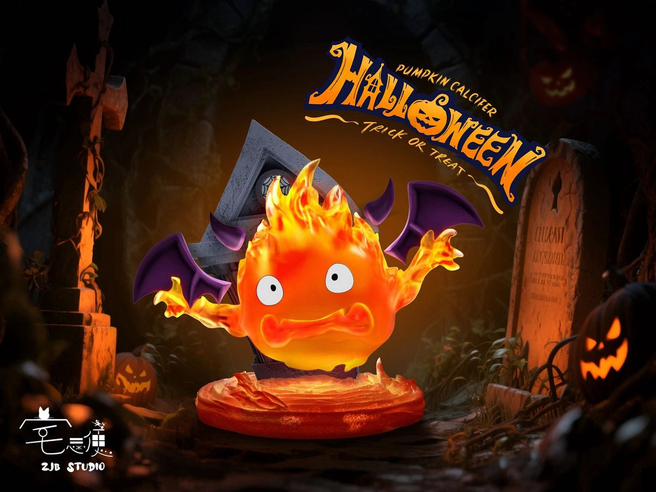 Preventa Resina Calcifer Figura El Increíble castillo vagabundo ZJB  Estudio