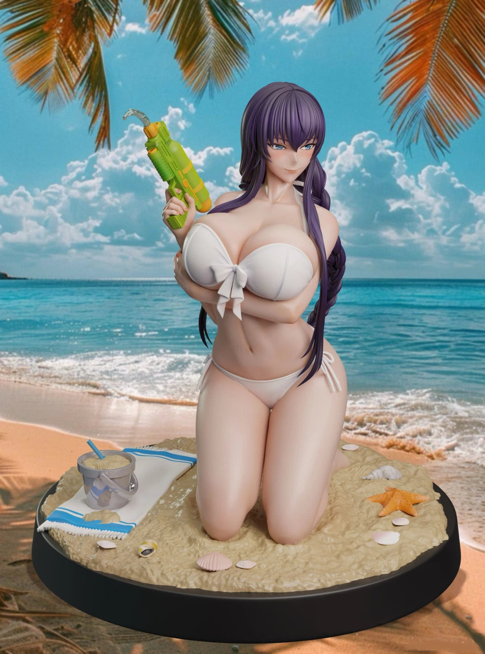 "Preventa Resina Busujima Saeko Figura Highschool of the Dead  1/6 Crown Estudio"