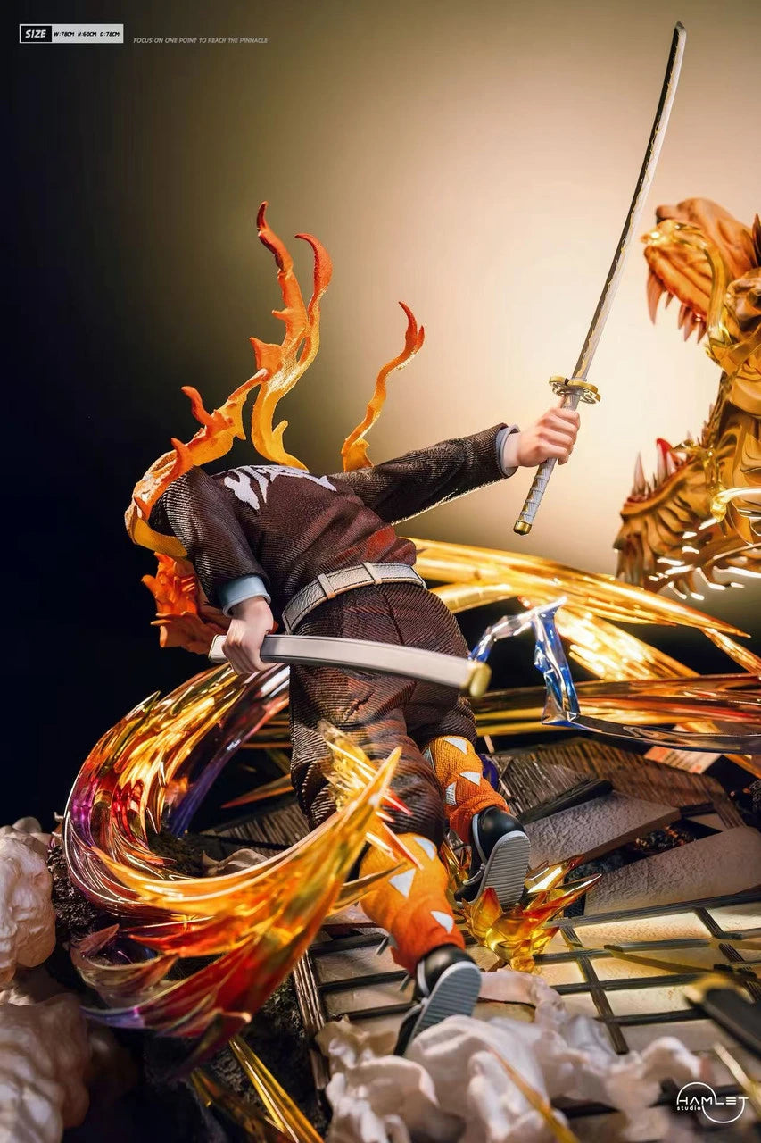 Preventa Resina Zenitsu Agatsuma Figura Demon Slayer Hamlet Estudio